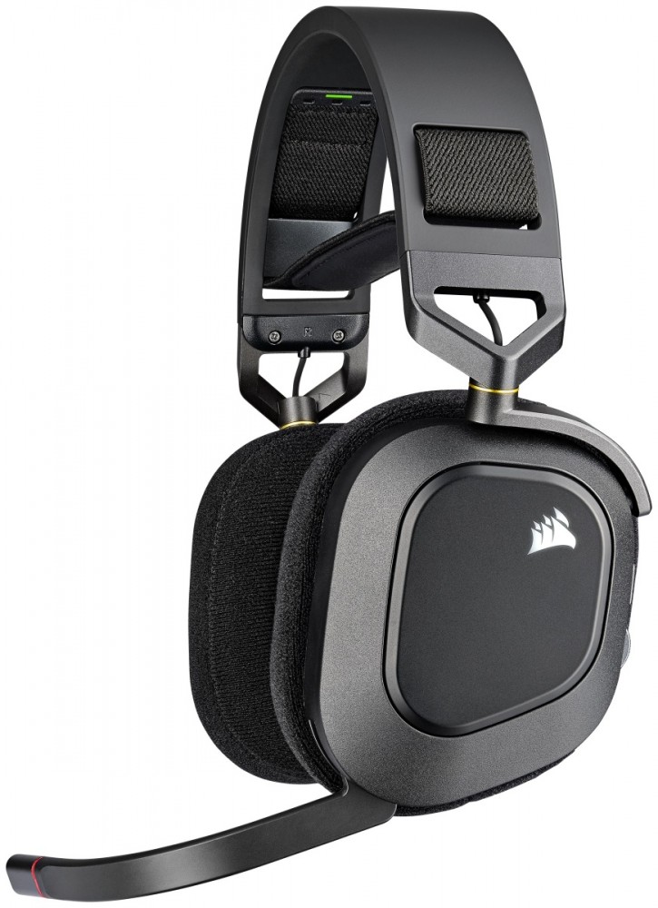 Słuchawki bezprzewodowe HS80 RGB Carbon 