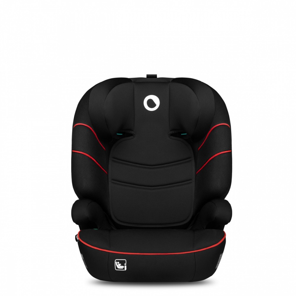Fotelik samochodowy Hugo I-Size Sporty Black Red 15-36 kg