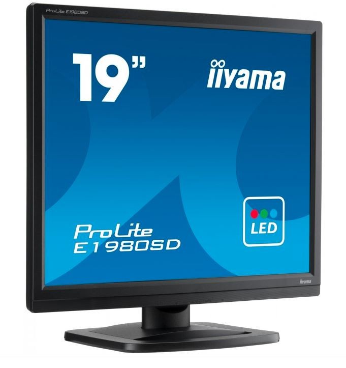 Monitor 19 cali ProLite E1980D-B1 VGA,DVI,5:4,TN,5ms,250cd 