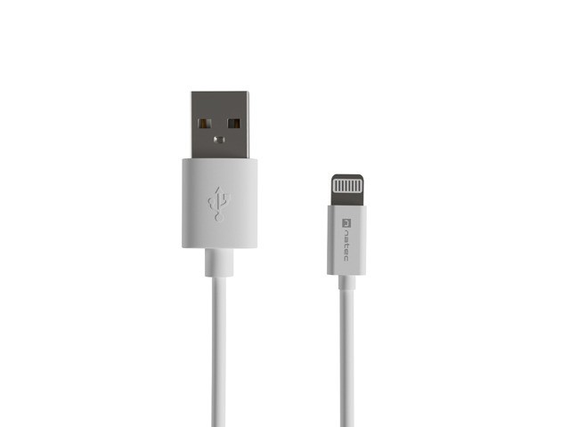 Kabel Lightning (M)->USB-A(M) 1m MFI Prati Biały 