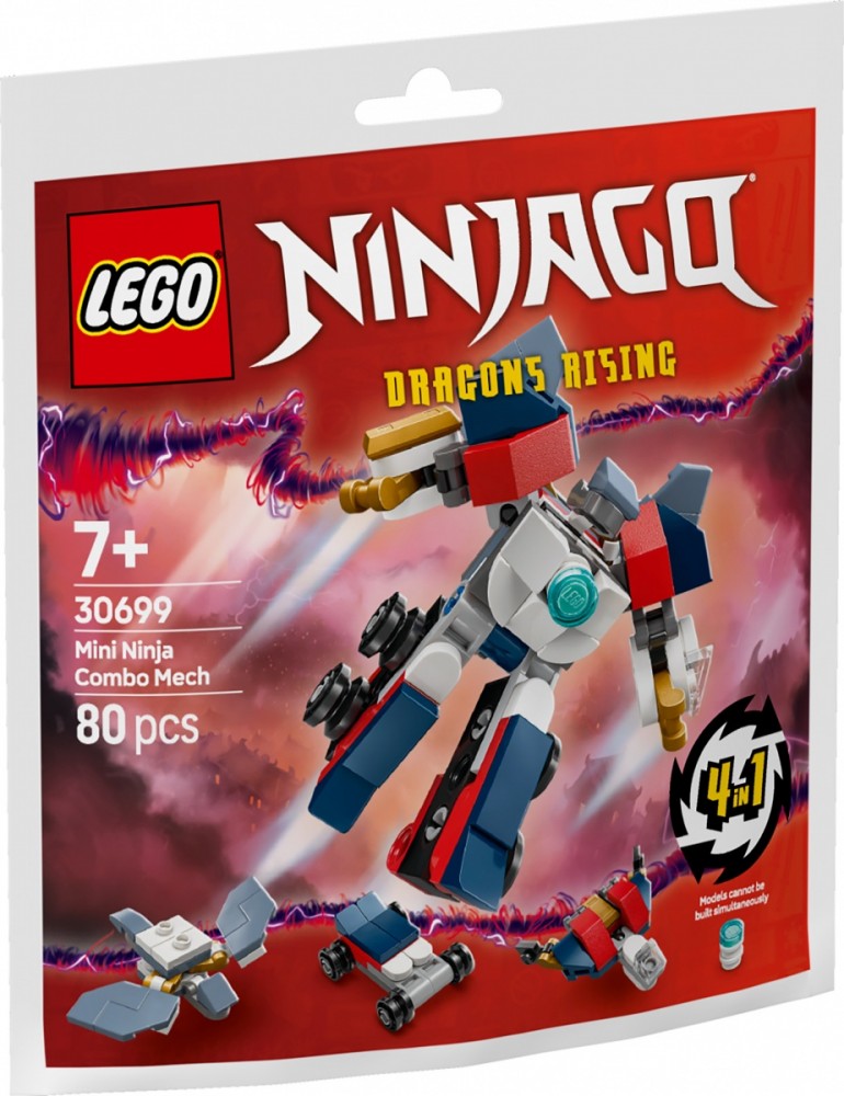 Klocki Ninjago 30699 Wielofunkcyjny minimech Ninja 