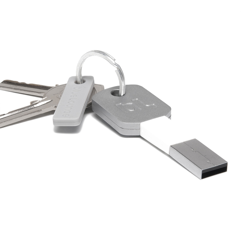 KII klucz ładowarka USB Lightning biała 