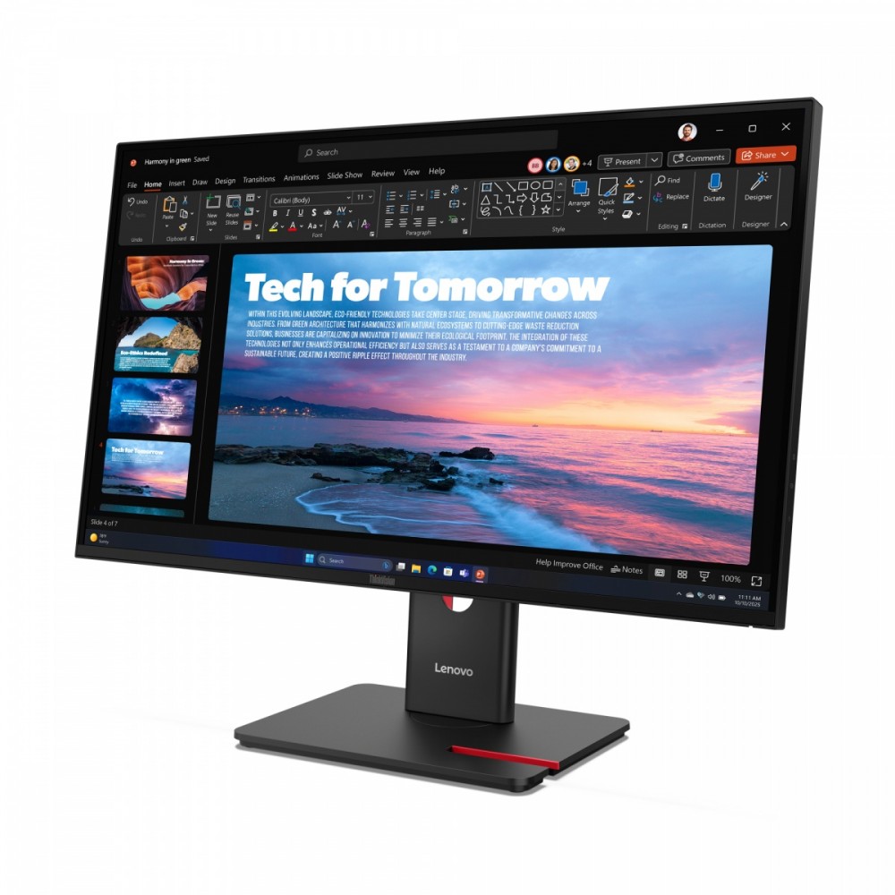 Monitor 27 cali ThinkVision T27QD-40 WLED LCD 64AAGAT2EU