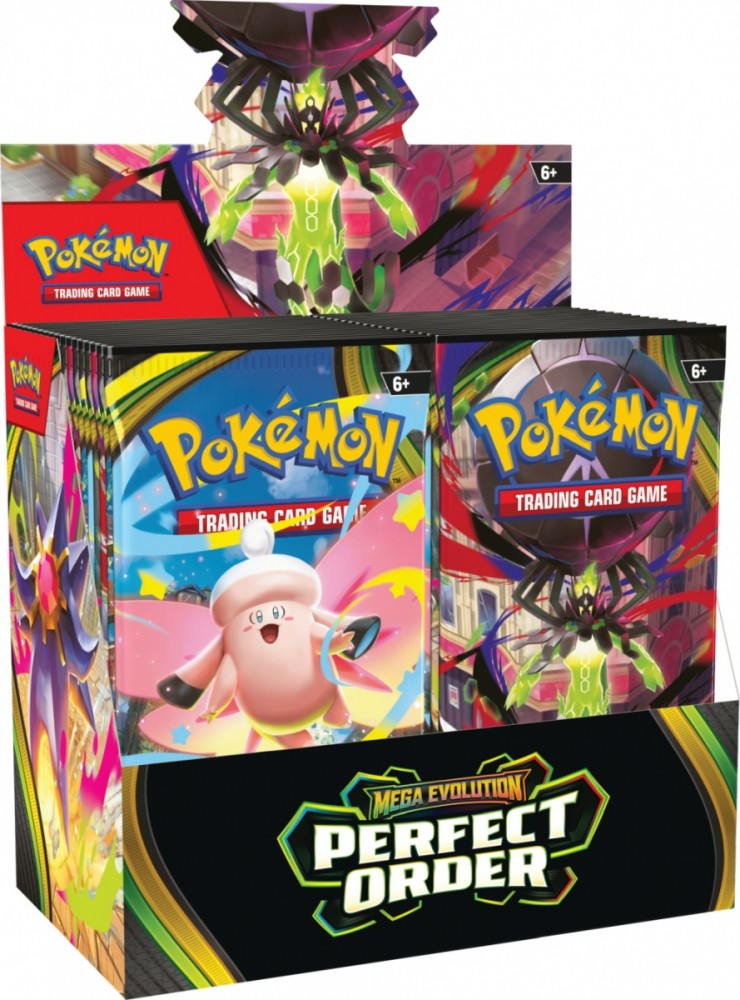 Karty kolekcjonerskie Mega Evolution Perfect Order - Booster Display 