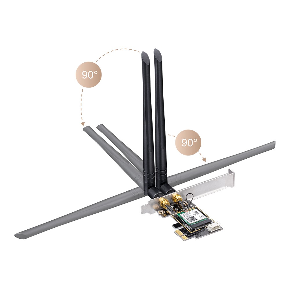 Karta sieciowa WE3000 WiFi AX5400 PCI-E 