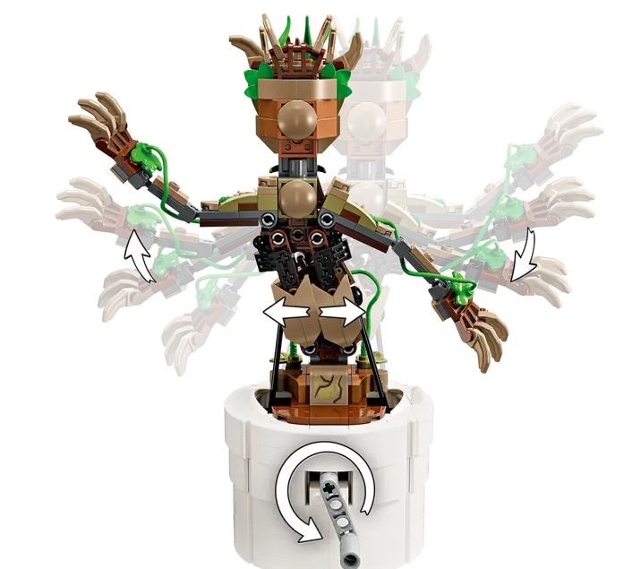 Klocki Marvel Super Heroes 76297 Tańczący Groot