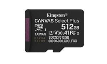 Karta pamięci microSD 512GB Canvas Select+ G3 150MB/s 