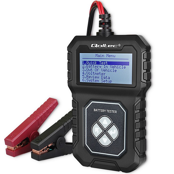Cyfrowy Tester akumulatora z LCD | 12V | AGM | GEL | STD | 30-   220Ah 