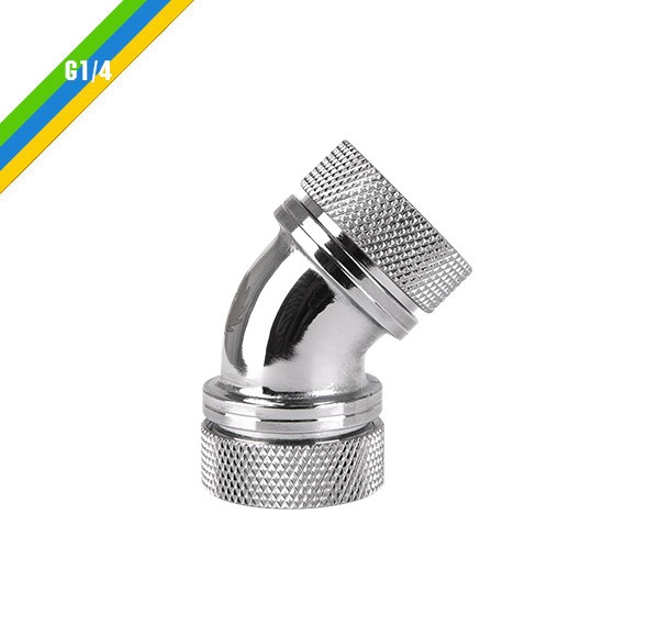 Pacific G1/4 x 16mm 90 złączka adapter kątowy - Chrome 