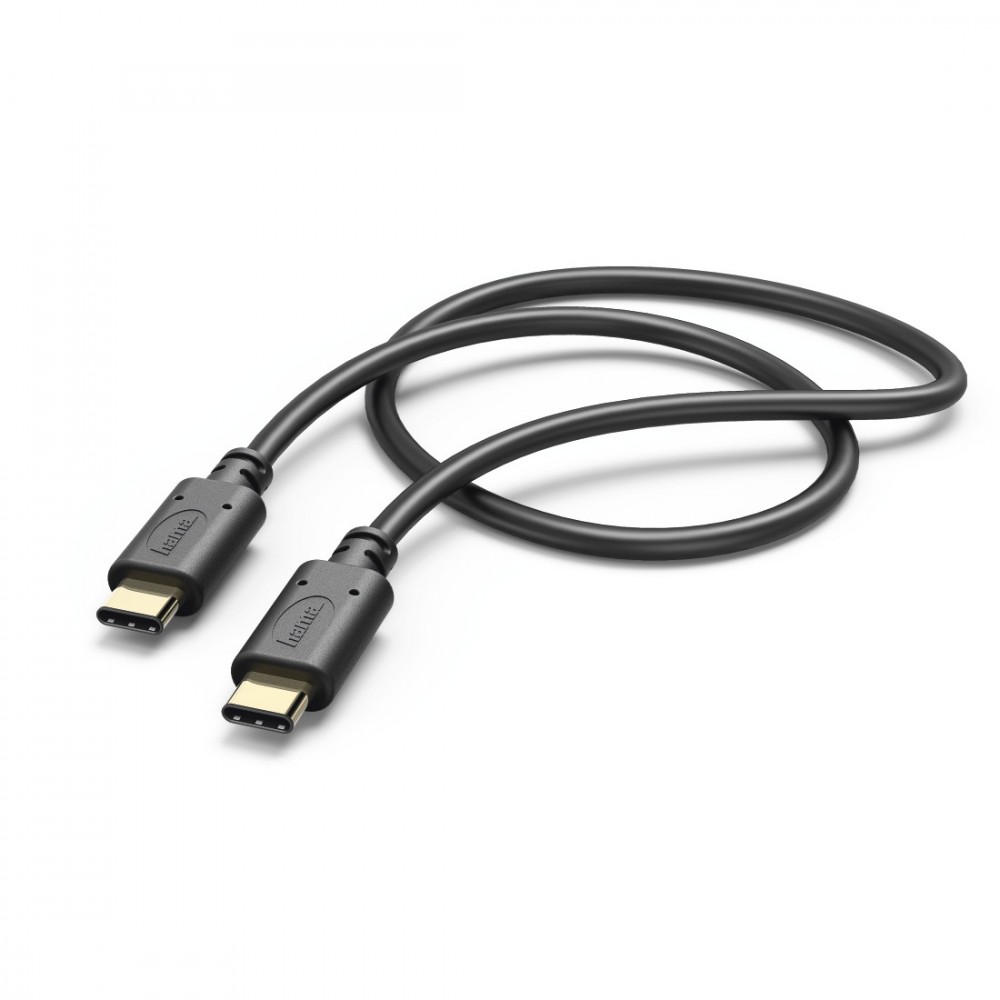 Kabel ładujący USB-C 1m Czarny 
