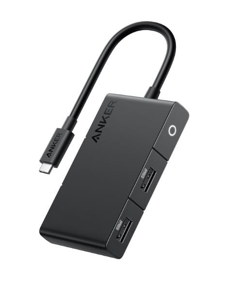 Hub 332 USB-C 5w1 4K HDMI Single Display czarny 