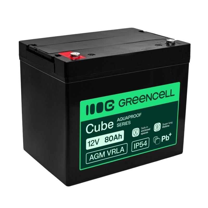 Akumulator bezobsługowy do UPS, wag, kampera AGM VRLA 12V 80Ah IP54