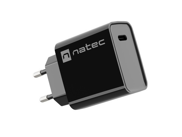 Ładowarka sieciowa Ribera 1x USB-C 20W Czarna 