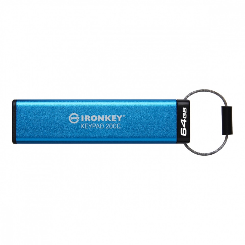 Pendrive 64GB IronKey Keypad 200C USB-C FIPS140-3 Lvl3 AES-256 
