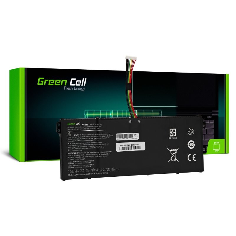 Bateria AC14B13J AC14B18J 11,4V 3600mAh do Acer Aspire 3 A315 ES1 