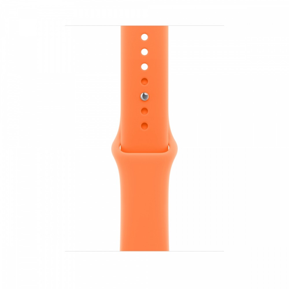 Pasek sportowy w kolorze klementynkowym do koperty 46 mm - rozmiar S/M