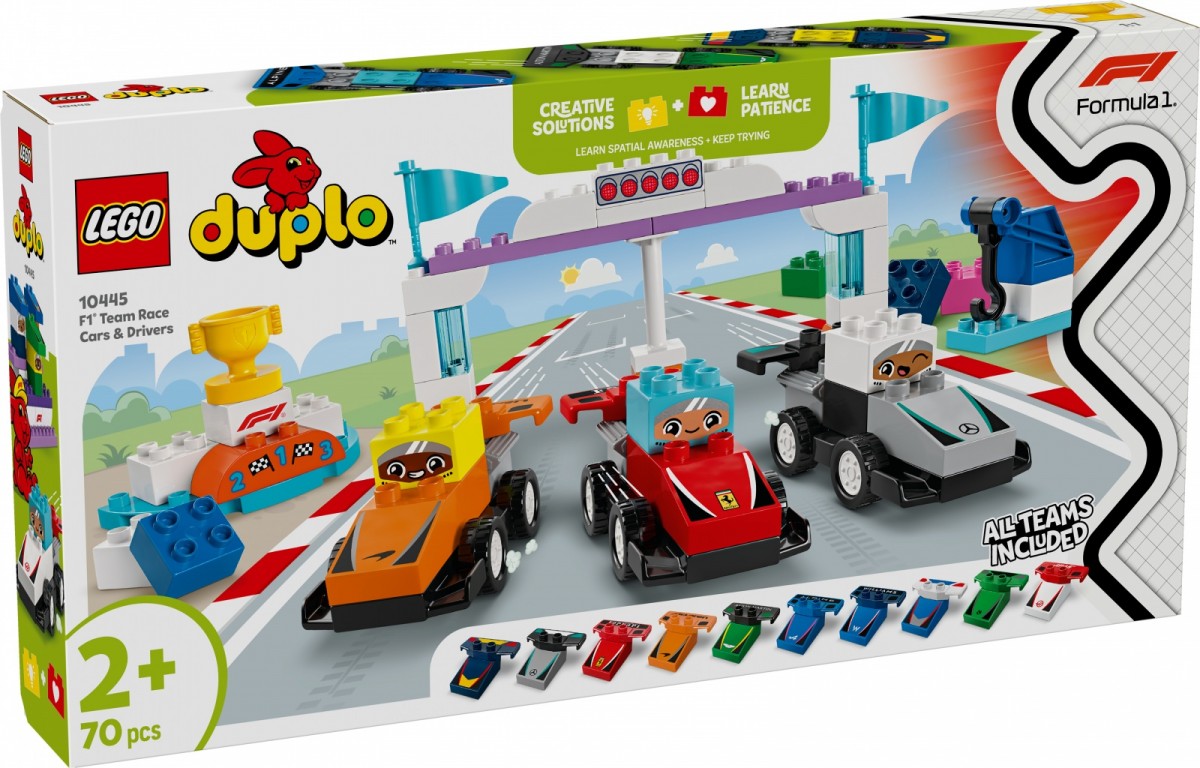 Klocki DUPLO 10445 Bolidy i kierowcy F1 