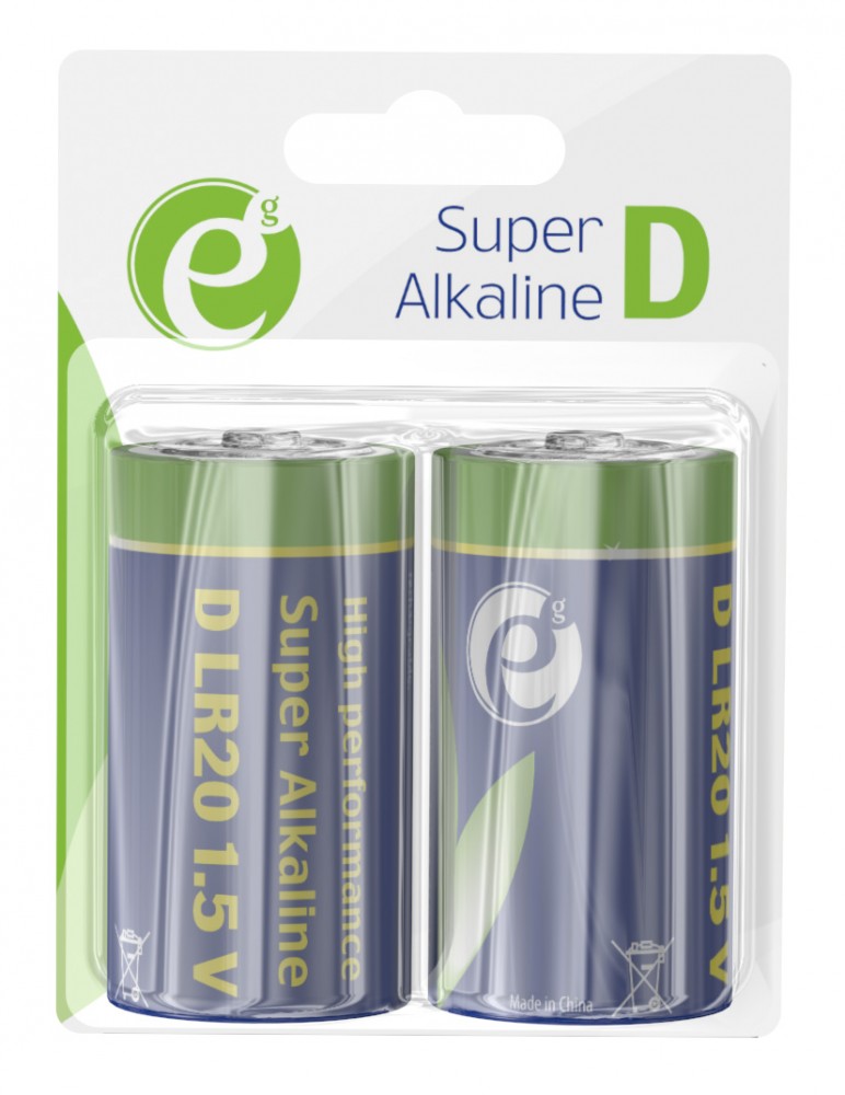Bateria alkaiczna LR20 D-Cell, 1.5V, 2 sztuki