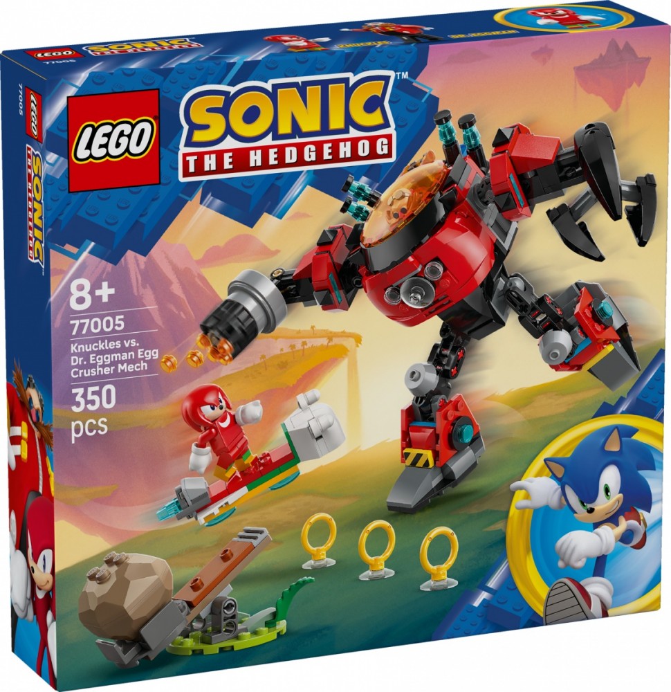 Klocki Sonic 77005 Knuckles kontra Dr. Eggman w mechu Egg Crusher 