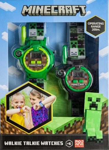 Zegarek z Walkie Talkie, latarką i kompasem Minecraft 