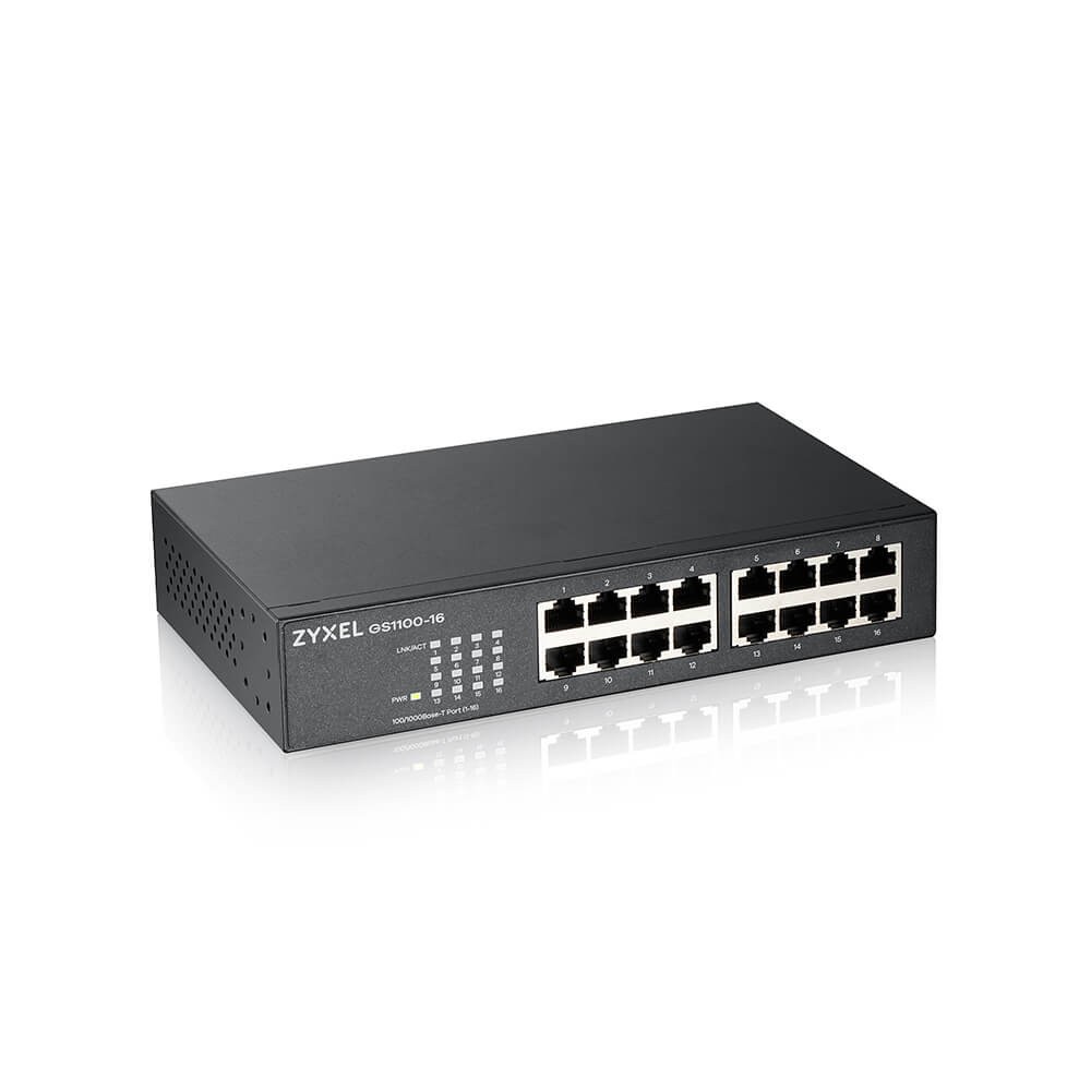 Przełącznik niezarządzalny GS1100-16-EU0103F 16x Gigabit Unmanaged Switch                  GS1100-16-EU0103F 