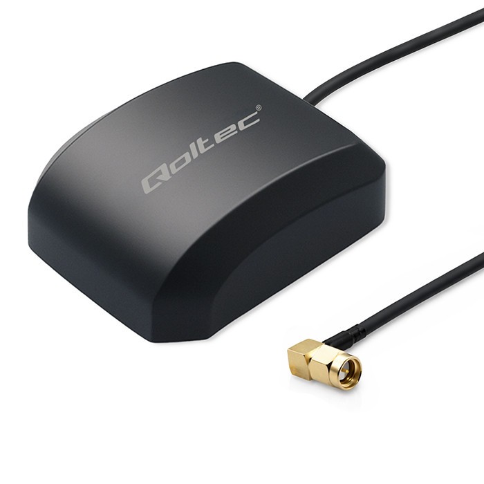 Mobilna Antena GPS GLONASS z podstawą magnetyczną | dookólna |   28dBi | 50W | SMA RA 