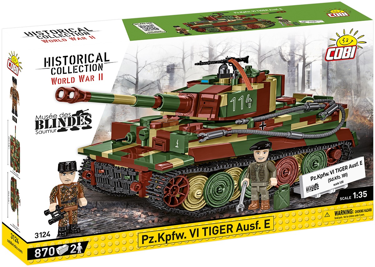 Klocki Pz.Kpfw. VI Tiger Ausf. E 870 klocków 