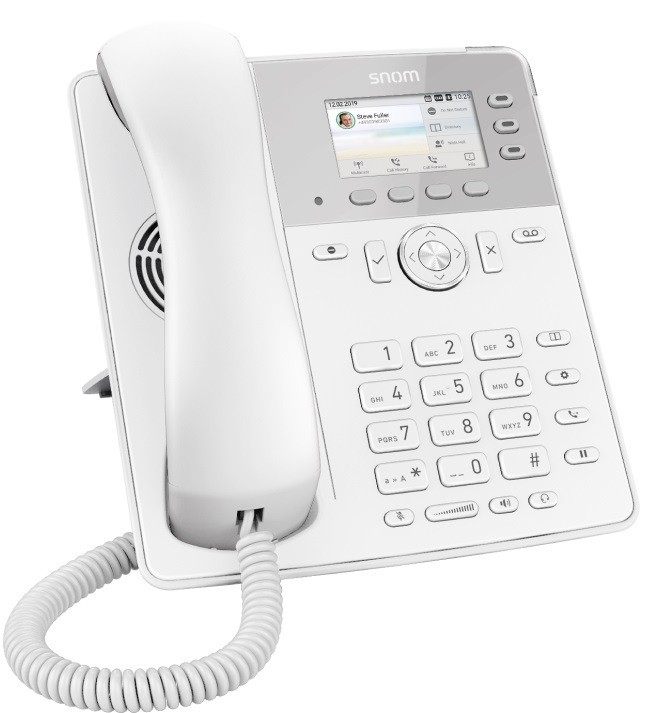 Telefon przewodowy VoIP SNOM D717 biały 