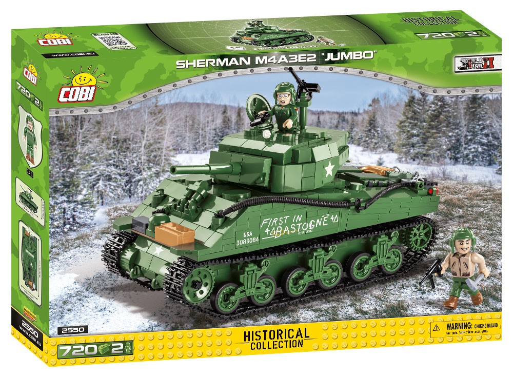 Klocki Sherman M4A3E2 Jumbo 