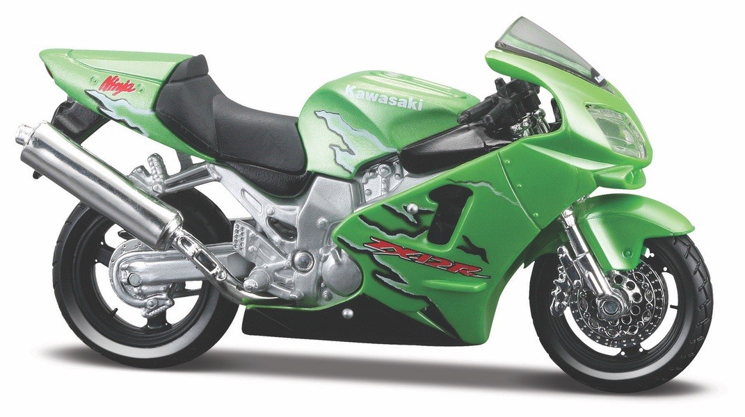 Model metalowy Motocykl Kawasaki Ninja ZR-12R 1/18 z podstawką