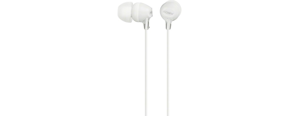 Słuchawki handsfree mikrofon MDR-EX15AP białe