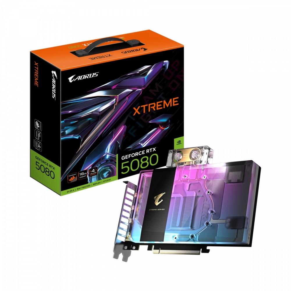Karta graficzna GeForce RTX 5080 GV-N5080AORUSX WB-16GD
