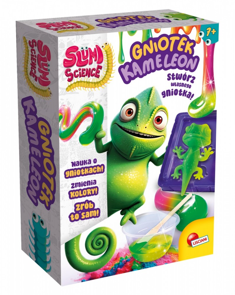 Zestaw Slumi Science - Gniotek Kameleon