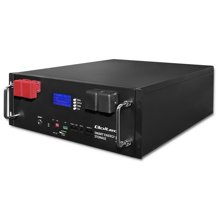 Magazyn energii LiFePO4 do RACK | 5.12kWh | 51.2V | 100Ah | BMS |LCD 