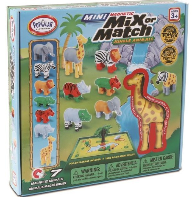 Zestaw Malblo Magnetic Mini Zwierzęta z dżungli 