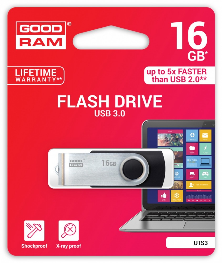 TWISTER BLACK 16GB USB 3.0