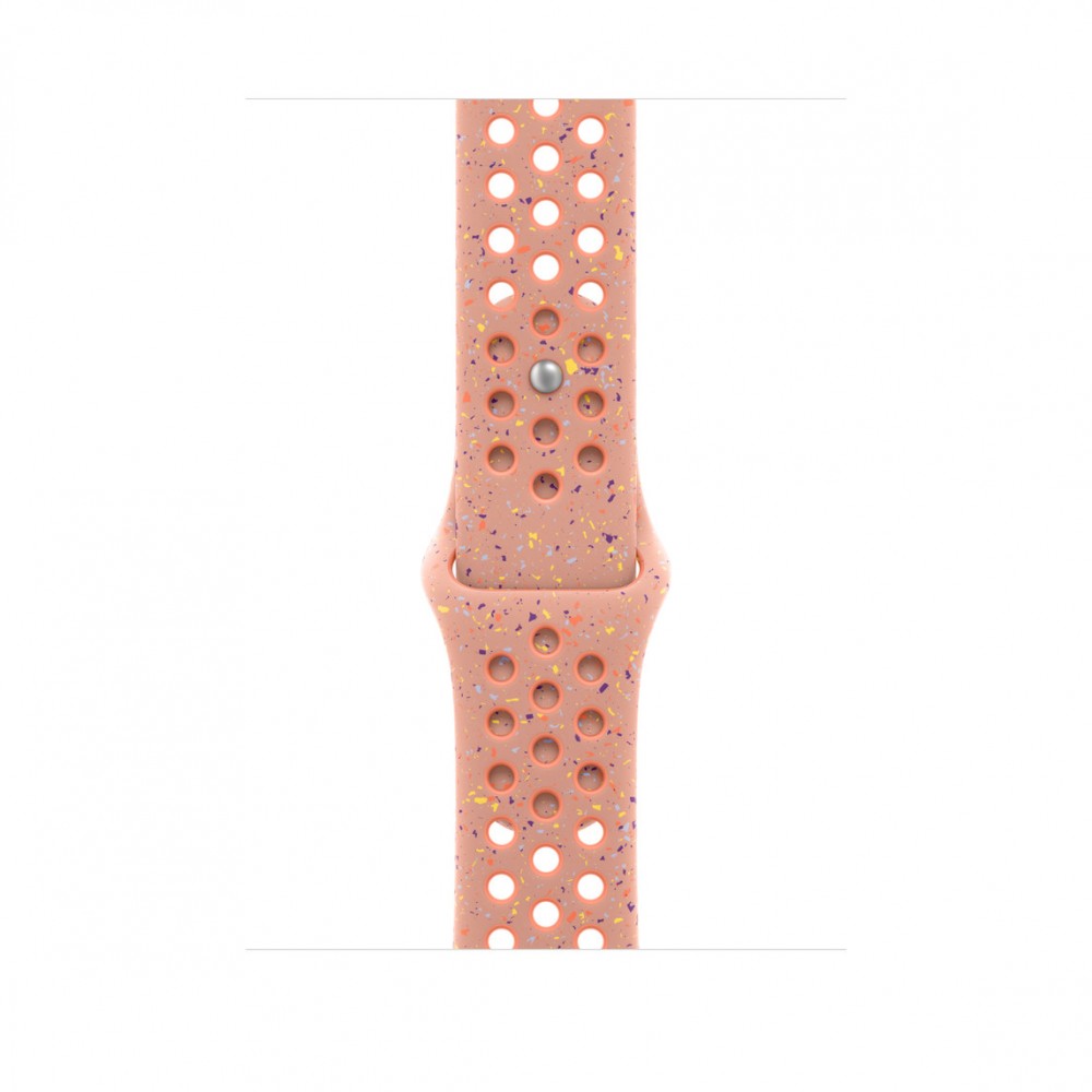 Pasek sportowy Nike w kolorze alpejskiego różu do koperty 46 mm - rozmiar S/M
