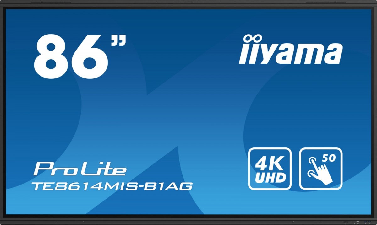 Monitor wielkoformatowy 85.6 cali TE8614MIS-B1AG INFRARED,50pkt,VA,4K,7H,WiFi,MIC,USB-C 