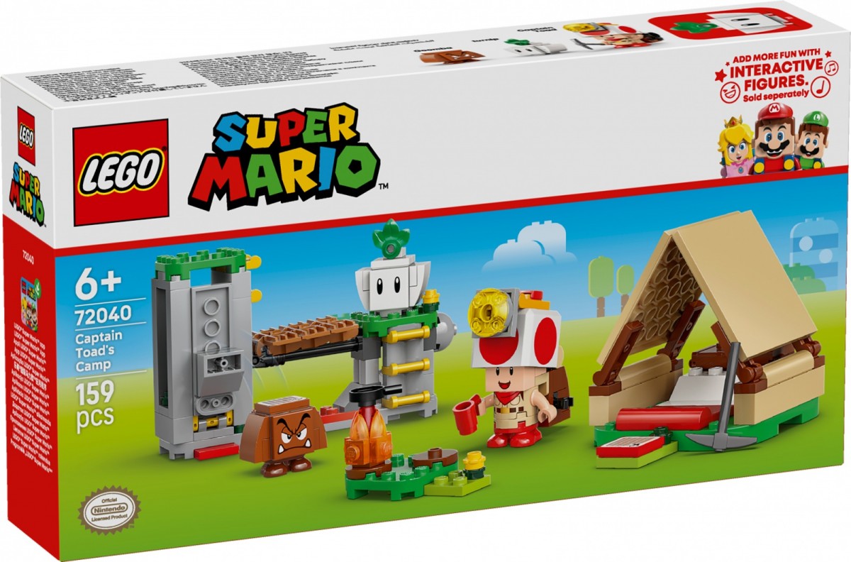 Klocki Super Mario 72040 Captain Toad i obóz 