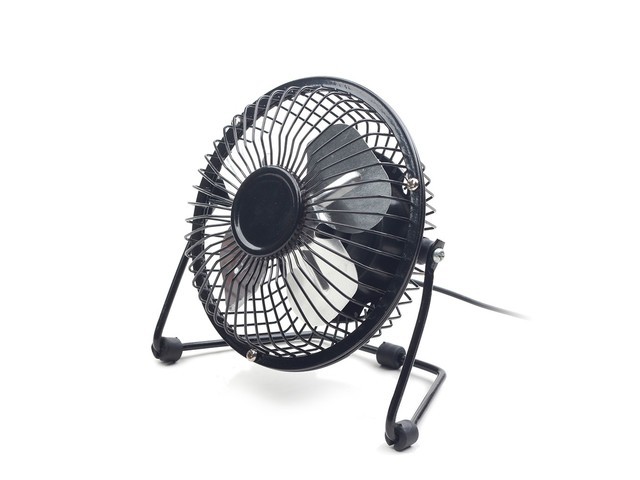 Wentylator USB 4'' czarny 