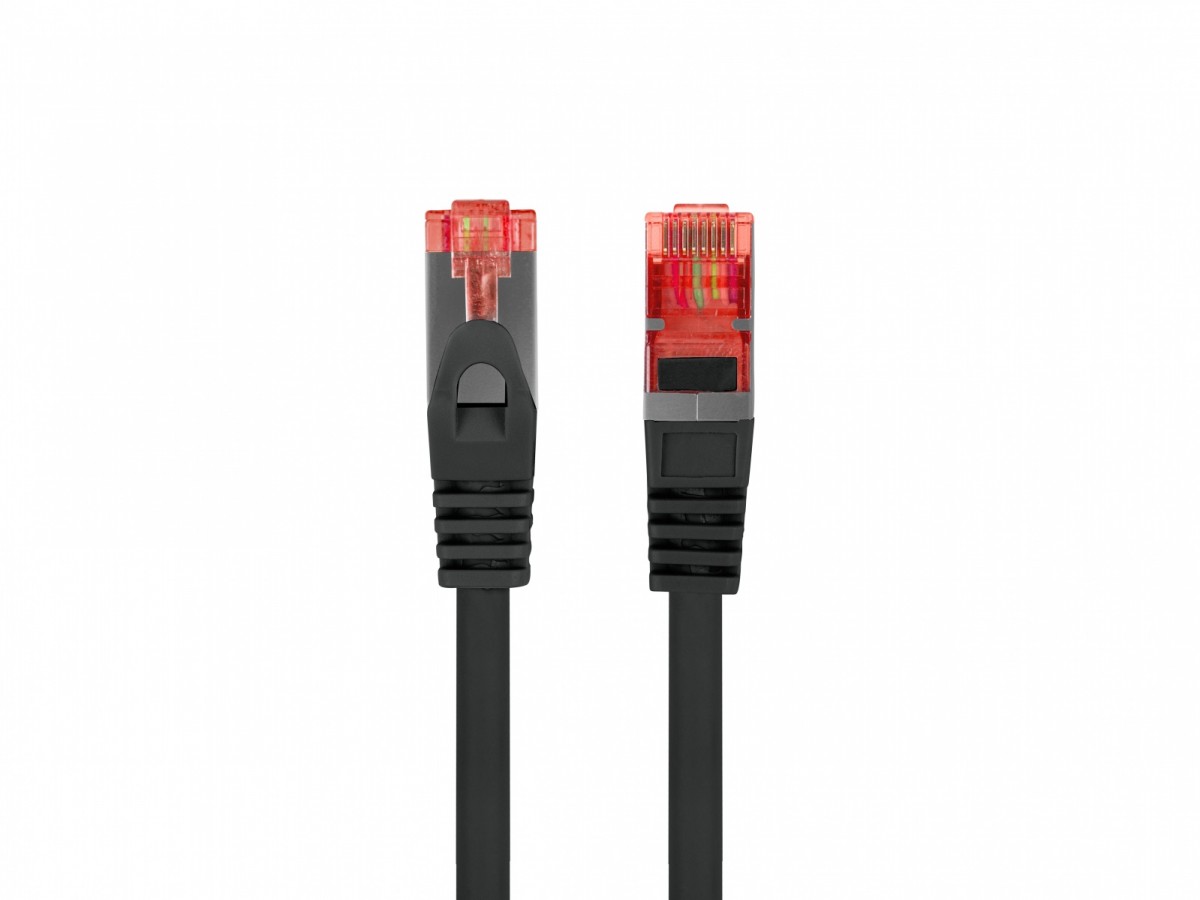 Patchcord kat.6 s/ftp lszh cu 15m czarny fluke passed 