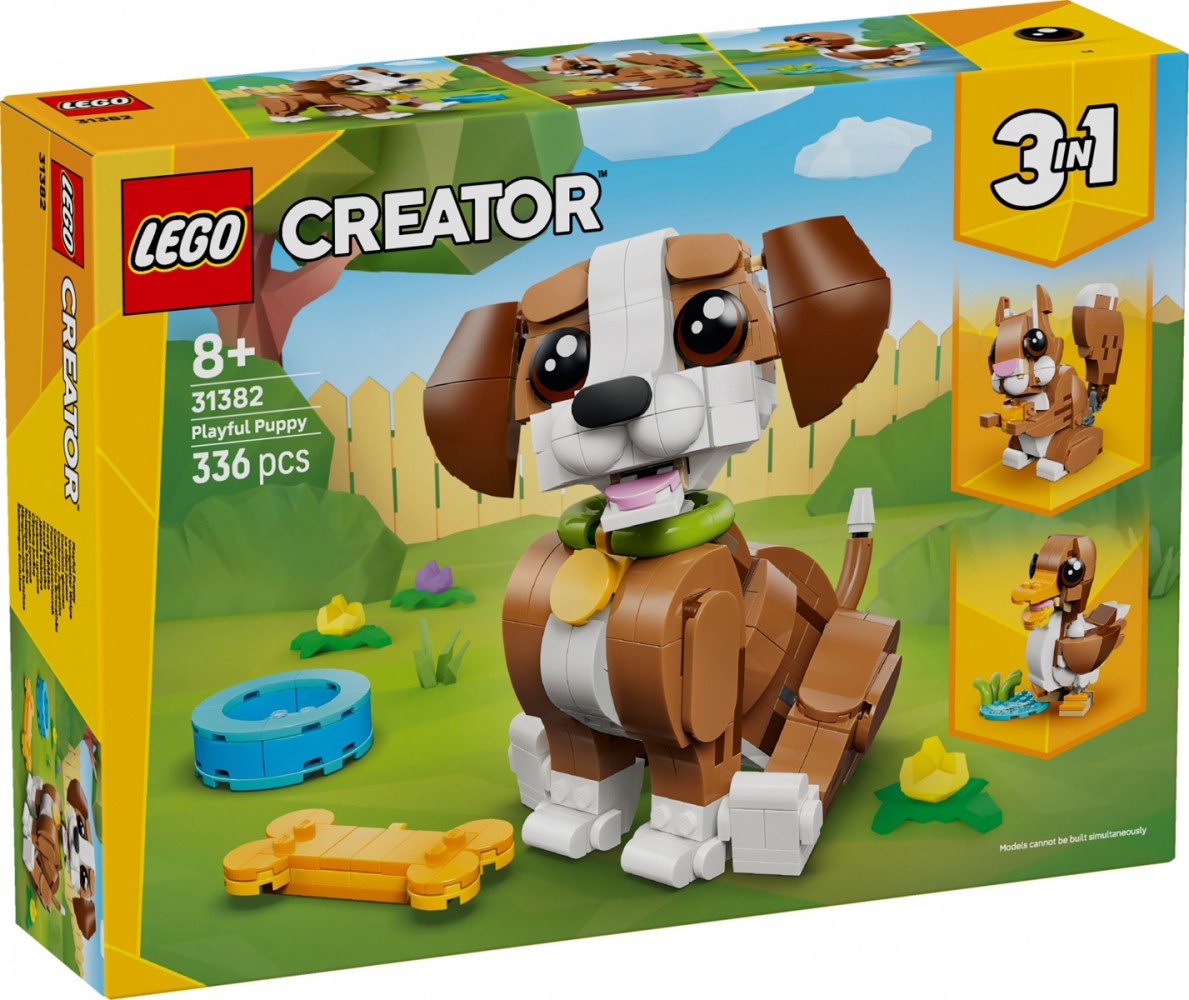 Klocki Creator 31382 Urocze zwierzątka: psotny szczeniaczek