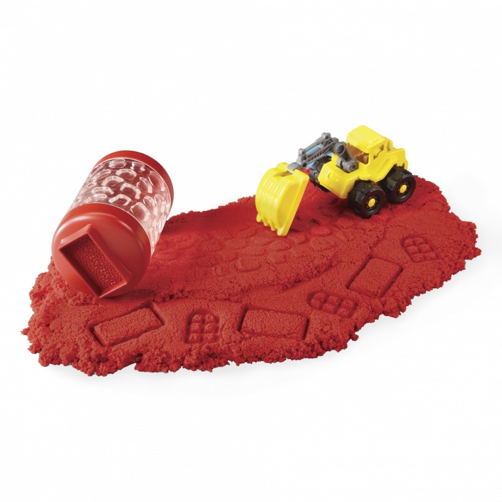 Masa plastyczna Wonder Factory Never Dry Sand Trucks, Koparka 