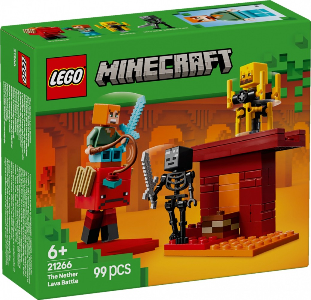 Klocki Minecraft 21266 Bitwa na moście Netheru 