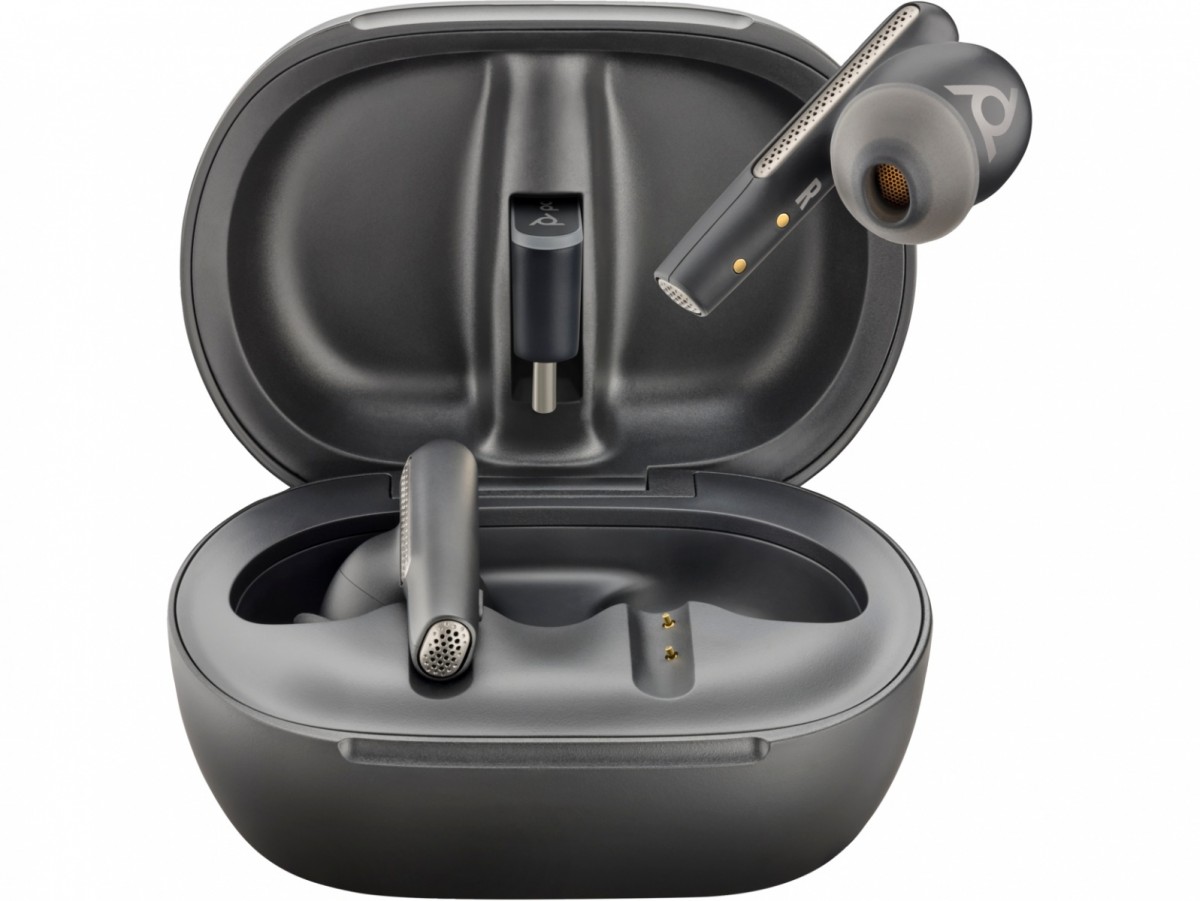 Słuchawki Voyager Free 60+ UC Carbon Black Earbuds BT700 USB-C 7Y8G4A 