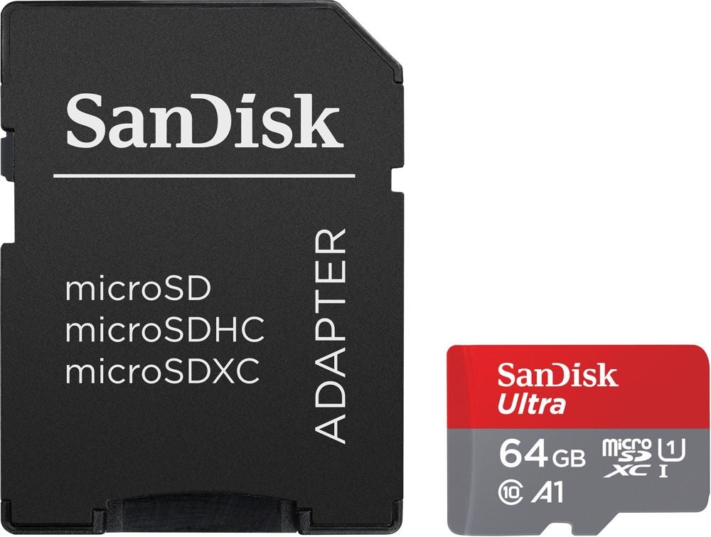 Karta Ultra microSDXC 64GB 140MB/s A1 + Adapter SD 