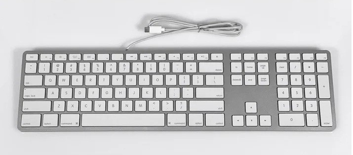 Klawiatura - Mac Silver USB-C US Layout 