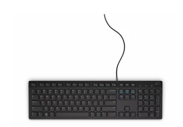 Klawiatura multimedialna KB216  US International (QWERTY) - czarna (RTL BOX)
