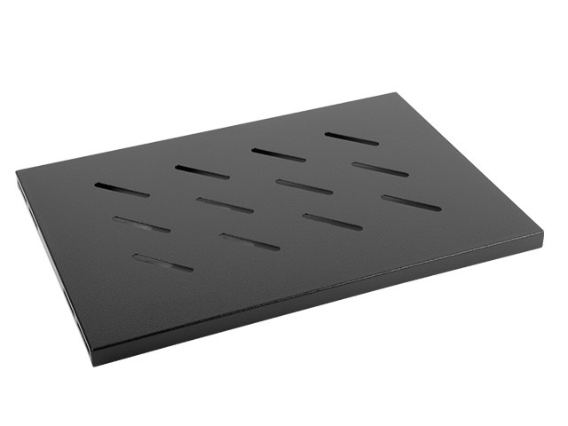 Półka do szaf 19'' 450mm 1U 500x280mm czarna 