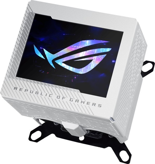 Blok wodny ROG Ryujin III WB 3.5 LCD/Biały